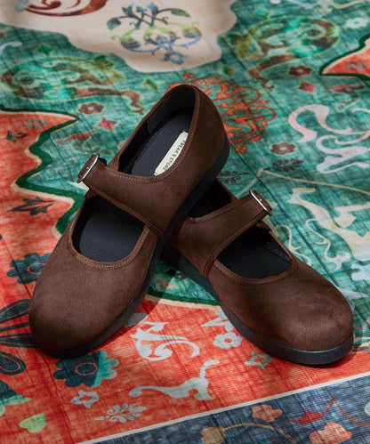 人造皮革瑪麗珍鞋 [23~28cm] / 帶扣鞋 【限量】