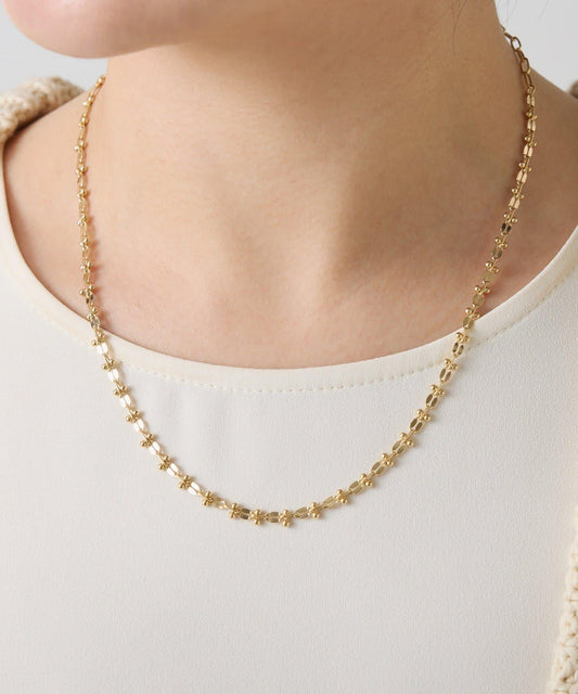 【PAPILLONNER/パピヨネ】裝飾鏈條項鍊