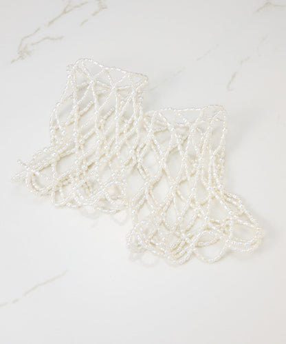 【PAPILLONNER/パピヨネ】珍珠裝飾袖子/半正式場合