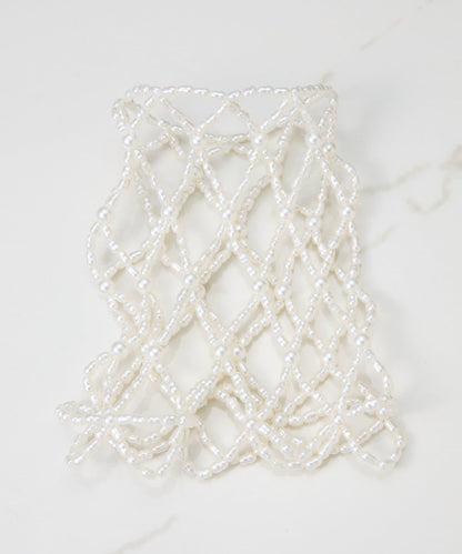 【PAPILLONNER/パピヨネ】珍珠裝飾袖子/半正式場合