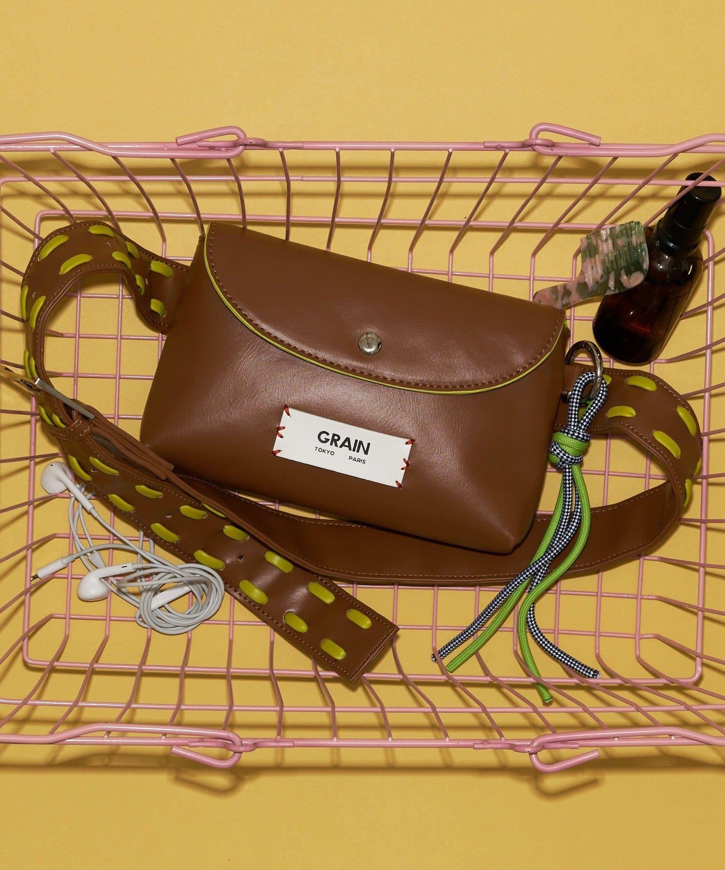 【GRAIN/グレイン】翻蓋腰包