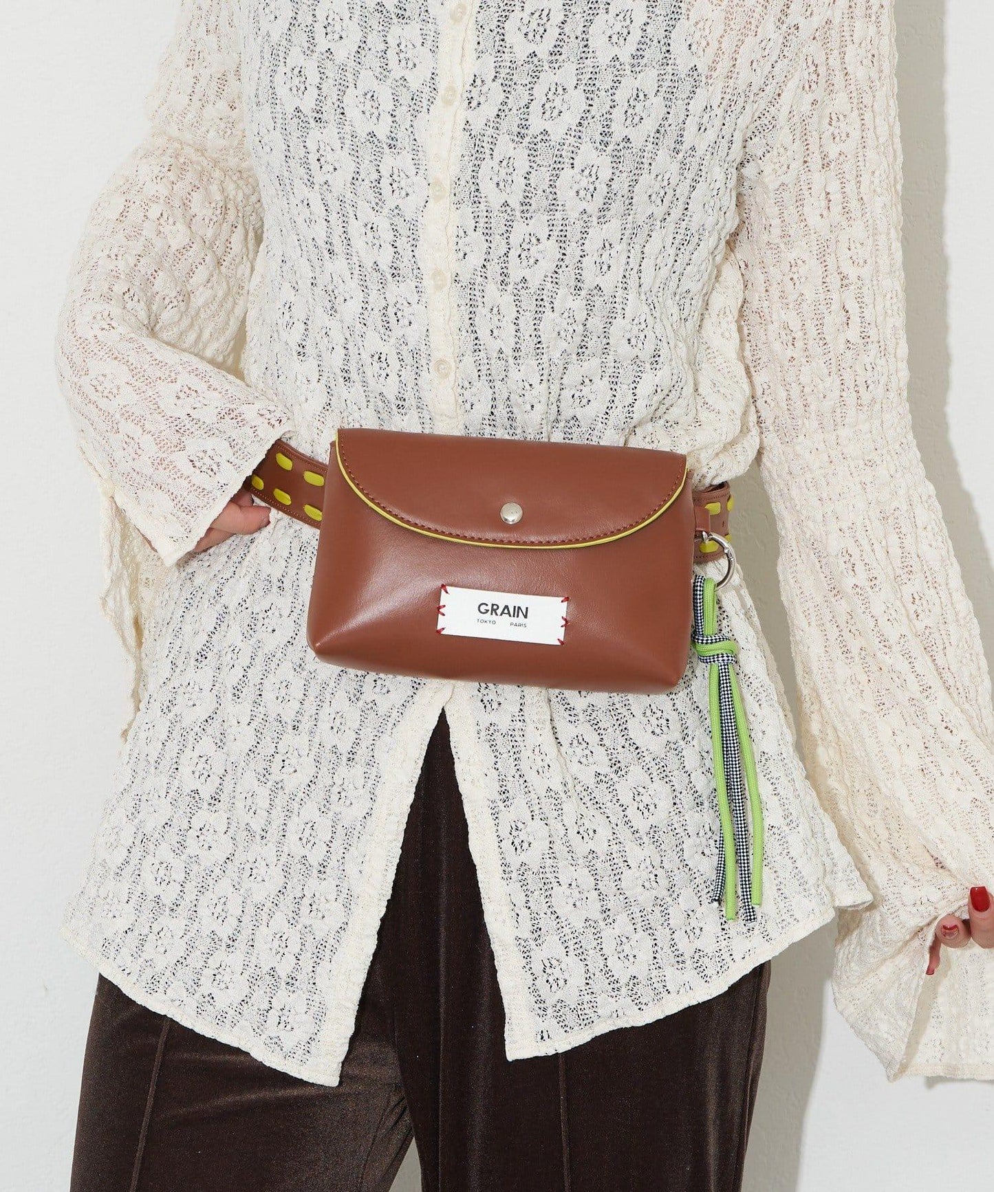 【GRAIN/グレイン】翻蓋腰包