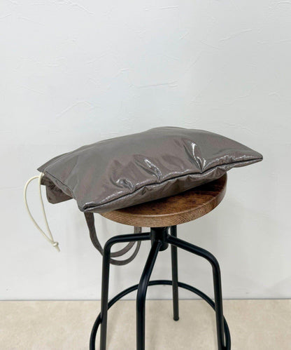 亮面外袋刺繡托特包