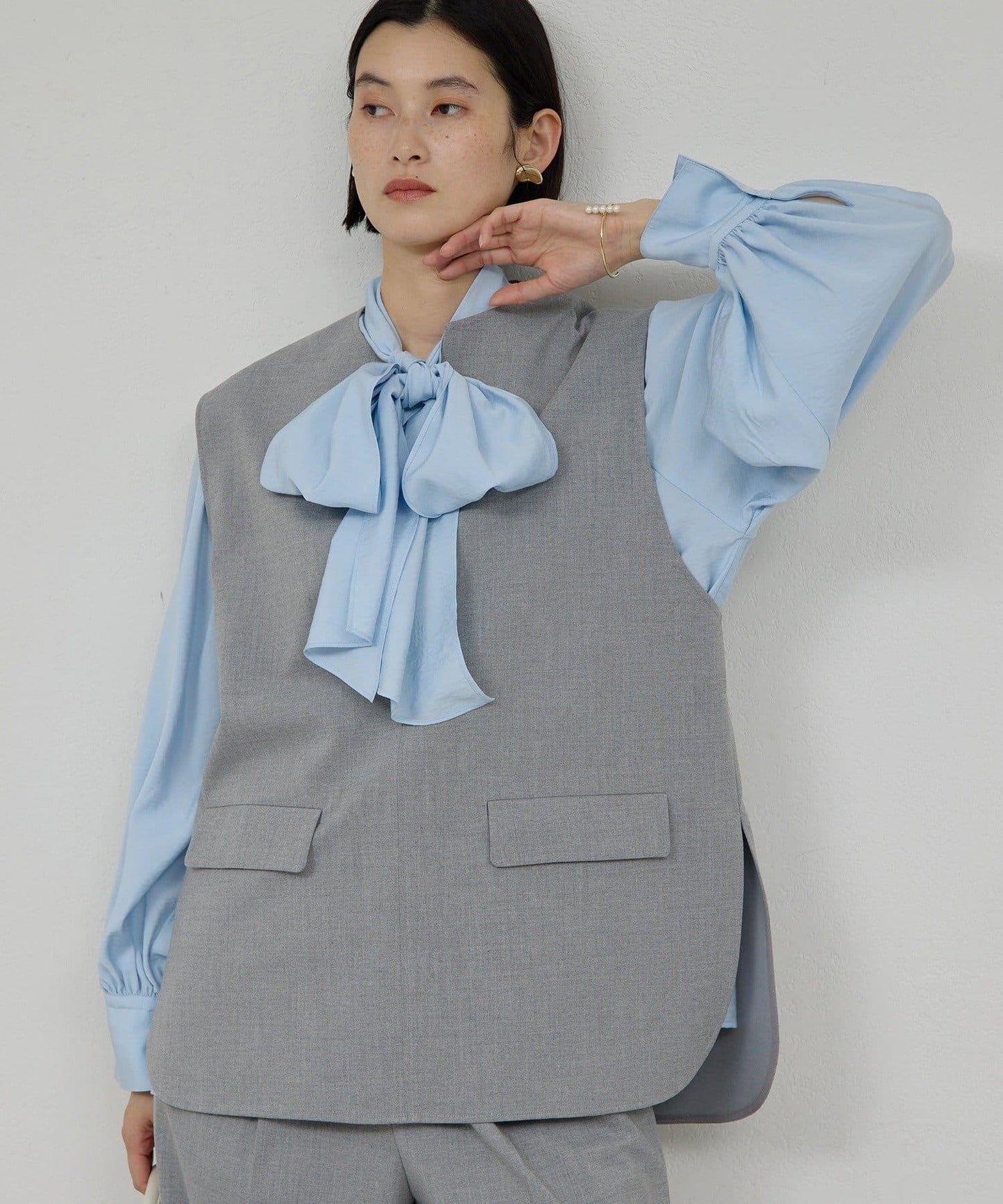 【近期開始】【百搭款】【可搭配套裝】翻領馬甲