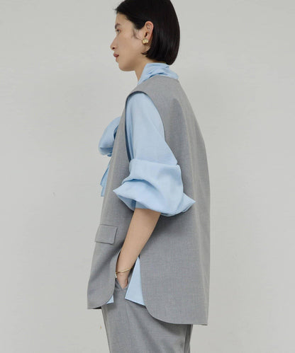 【近期開始】【百搭款】【可搭配套裝】翻領馬甲