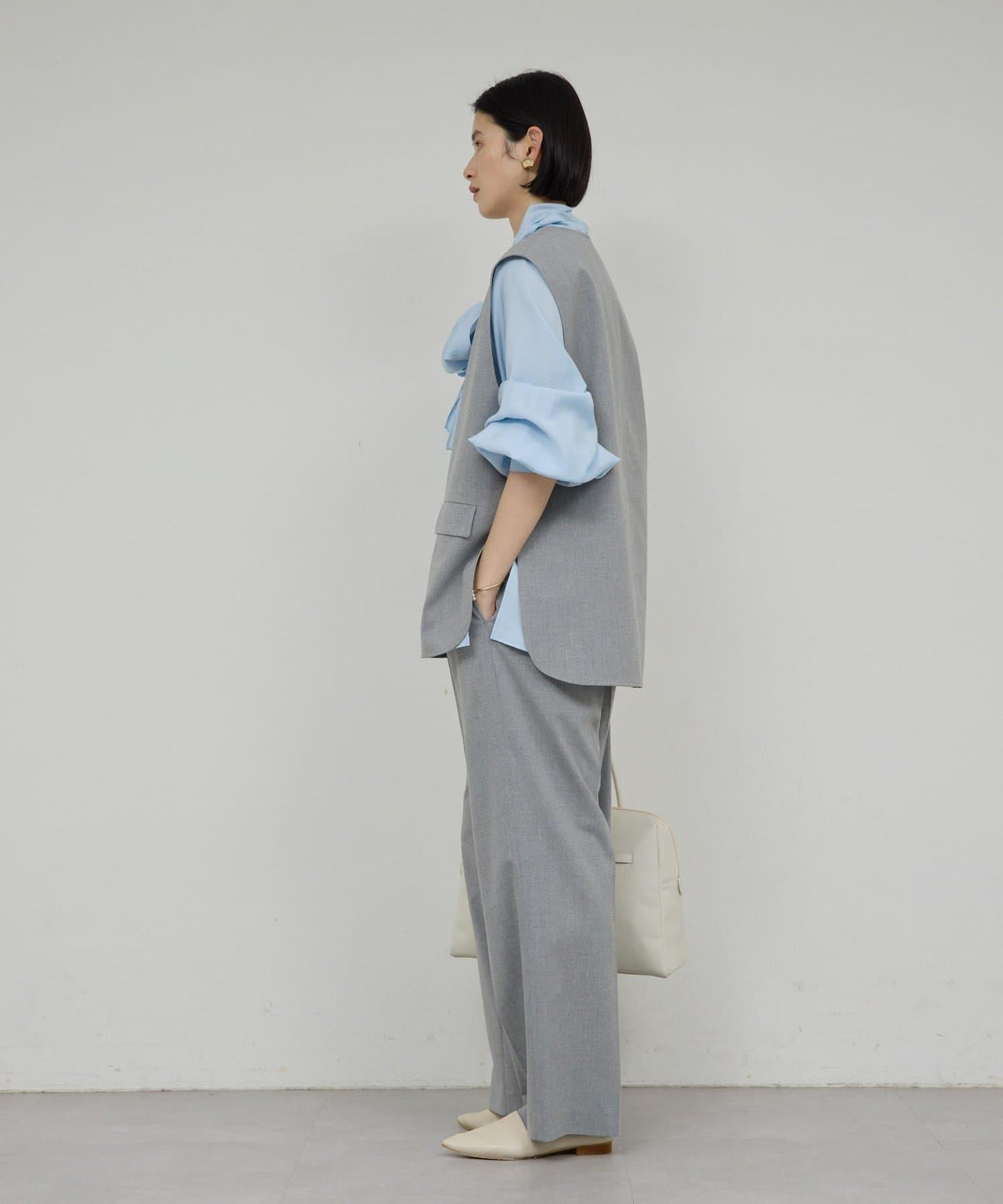 【近期開始】【百搭款】【可搭配套裝】翻領馬甲