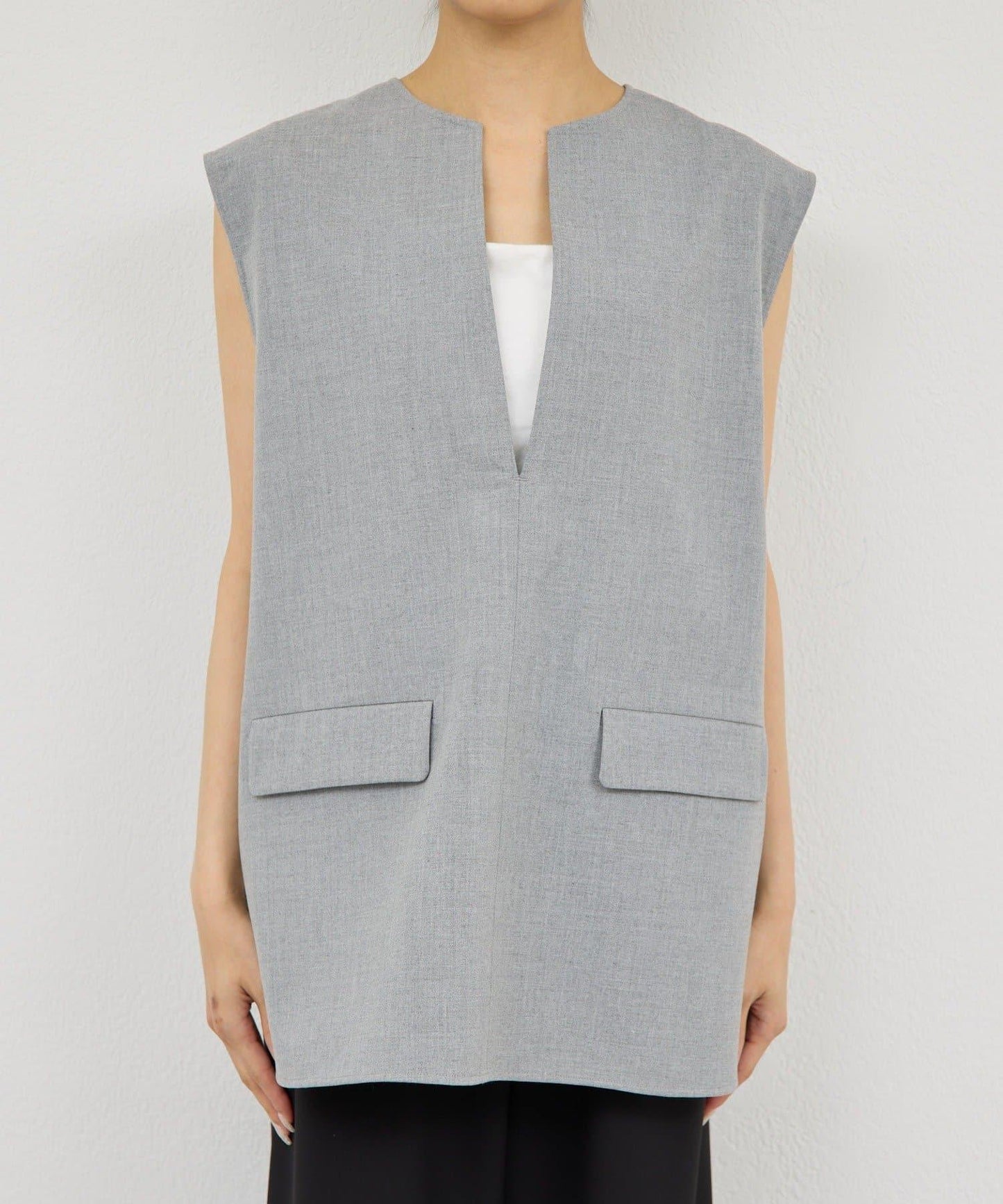 【近期開始】【百搭款】【可搭配套裝】翻領馬甲