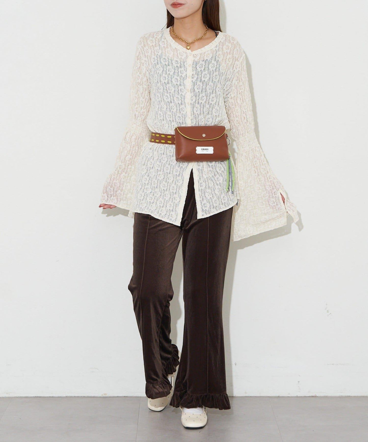 【GRAIN/グレイン】翻蓋腰包