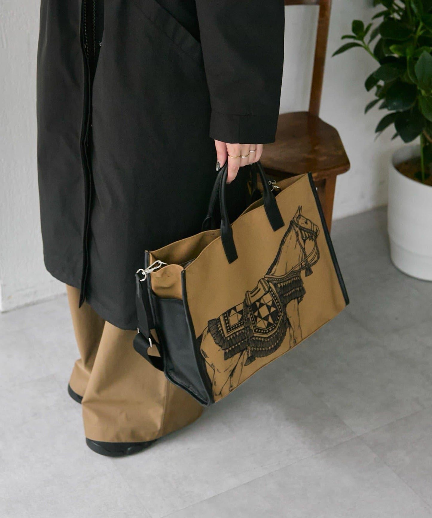 sampo×ear馬頭托特包《支持A4尺寸》