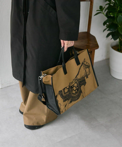 sampo×ear馬頭托特包《支持A4尺寸》