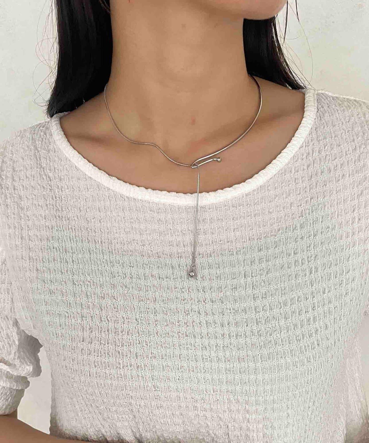 【heilly/ヘイリー】不對稱Y字項圈