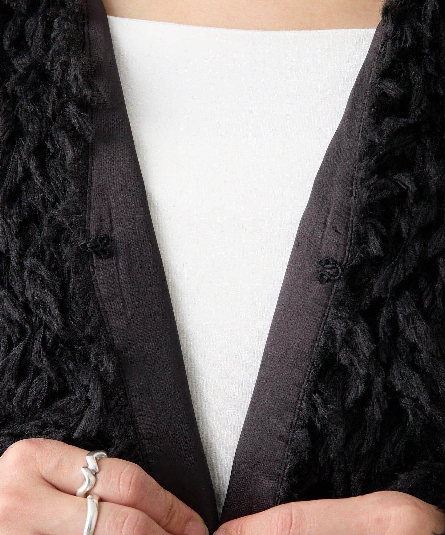 【趣味感十足】羽毛短款夾克