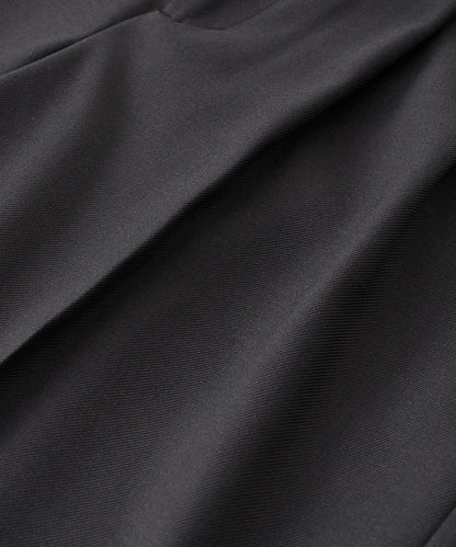 【可搭配套裝】羊毛斜紋雙褶長褲