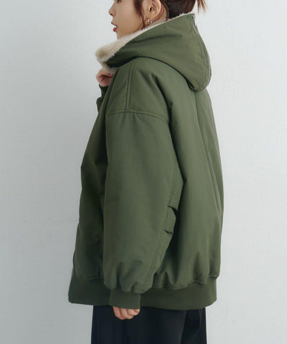 【パルクロ限定】K《AIR》I企劃2WAY拉鍊棉服夾克