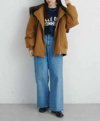 【パルクロ限定】K《AIR》I企劃2WAY拉鍊棉服夾克