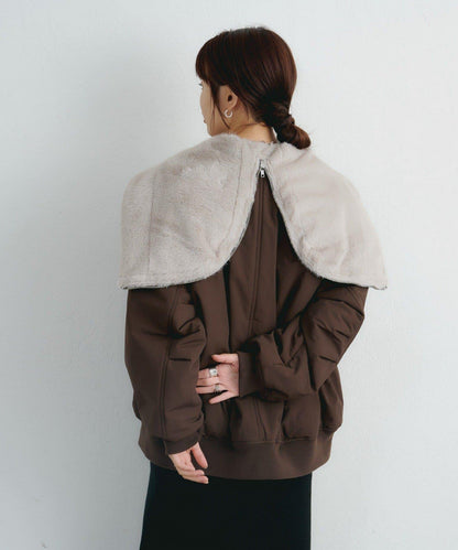 【パルクロ限定】K《AIR》I企劃2WAY拉鍊棉服夾克