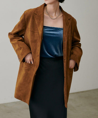 【LARUTA】帶胸墊天鵝絨吊帶背心