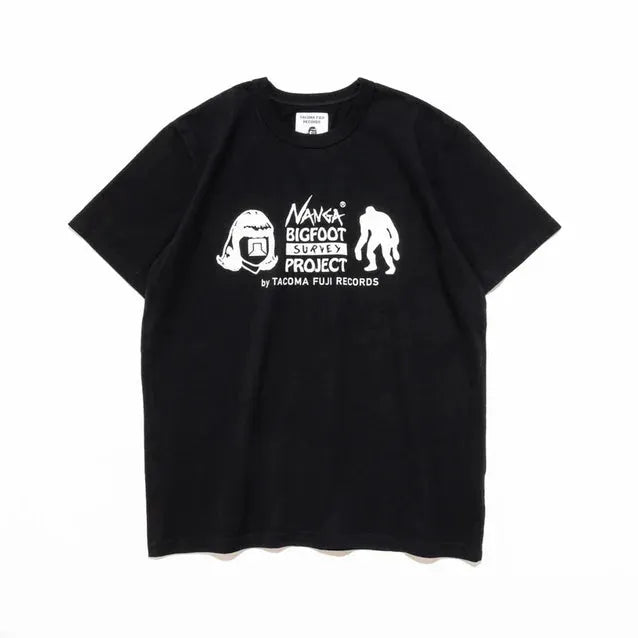 NANGA / NANGA x TACOMA FUJI RECORDS BIGFOOT SURVEY PROJECT LOGO印花短袖T恤