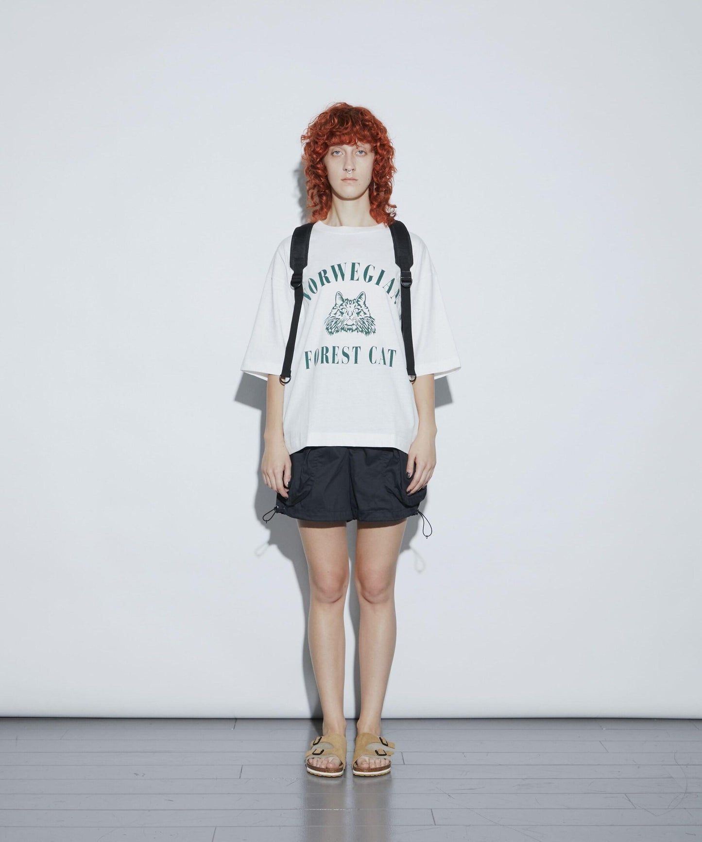 F/CE. MESH抽繩雙肩包