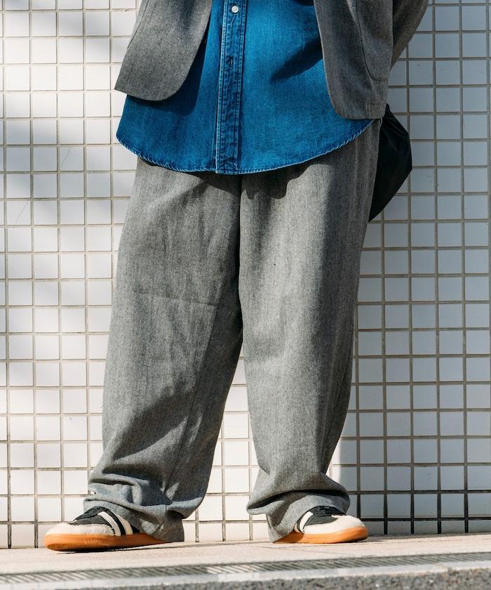 寬鬆版型 WOOLLY 西裝外套長褲套裝 修身西裝外套