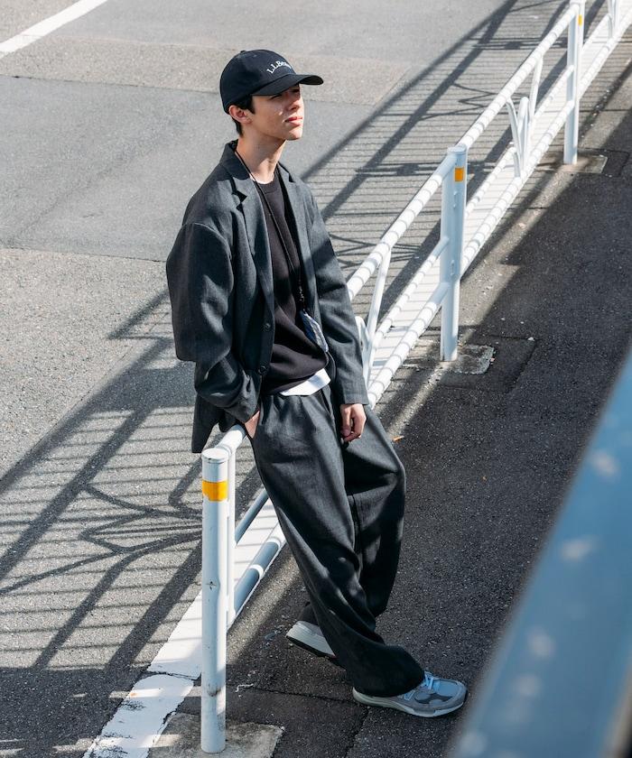 寬鬆版型 WOOLLY 西裝外套長褲套裝 修身西裝外套