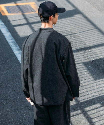 寬鬆版型 WOOLLY 西裝外套長褲套裝 修身西裝外套