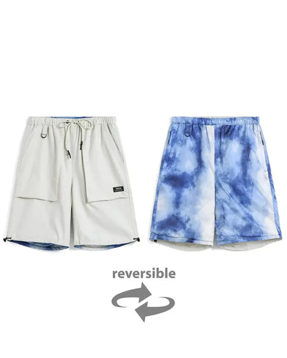 TAION UNISEX 無羽絨軍旅風可雙面穿休閒短褲