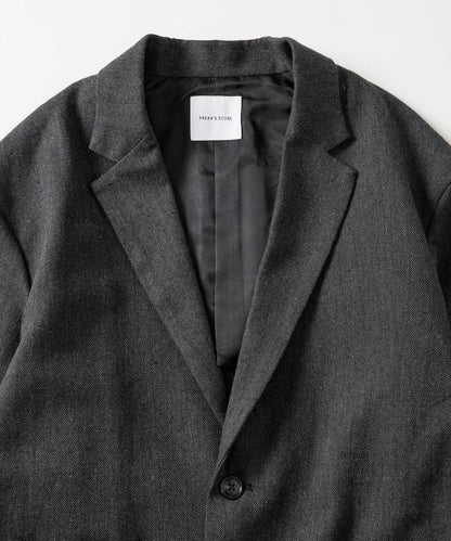 寬鬆版型 WOOLLY 西裝外套長褲套裝 修身西裝外套