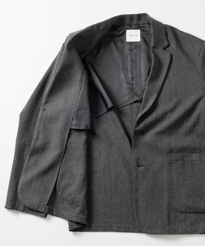 寬鬆版型 WOOLLY 西裝外套長褲套裝 修身西裝外套