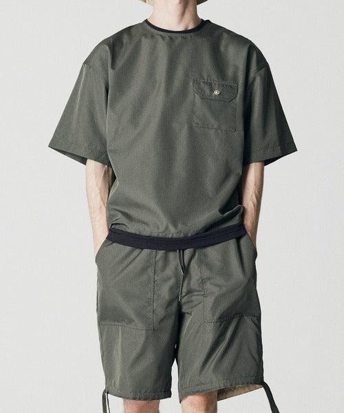 TAION UNISEX 無羽絨軍旅風半袖T恤