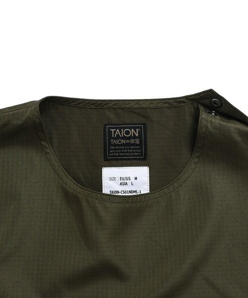 TAION UNISEX 無羽絨軍旅風半袖T恤