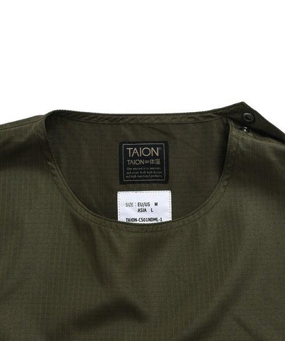 TAION UNISEX 無羽絨軍旅風半袖T恤