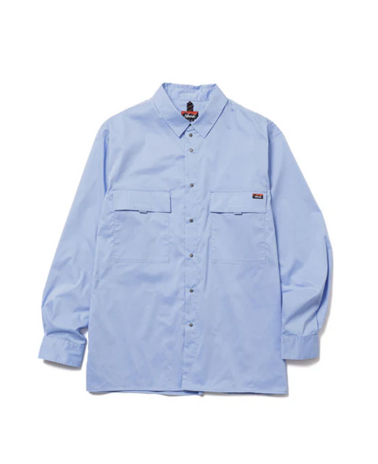 NANGA W POCKET T/C BOX版型雙口袋襯衫 男款