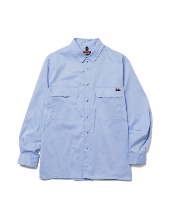 NANGA W POCKET T/C BOX版型雙口袋襯衫 男款