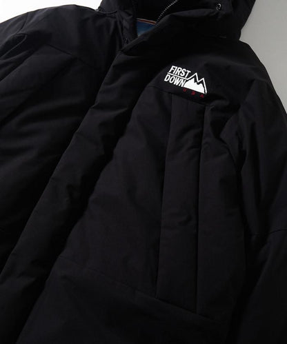 特別寬鬆版型拼接短款羽絨服