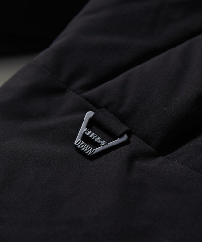 特別寬鬆版型拼接短款羽絨服