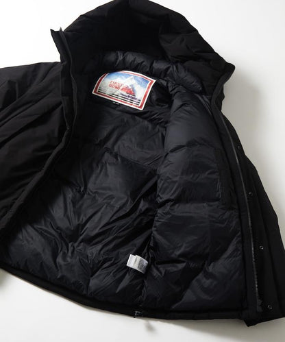 特別寬鬆版型拼接短款羽絨服