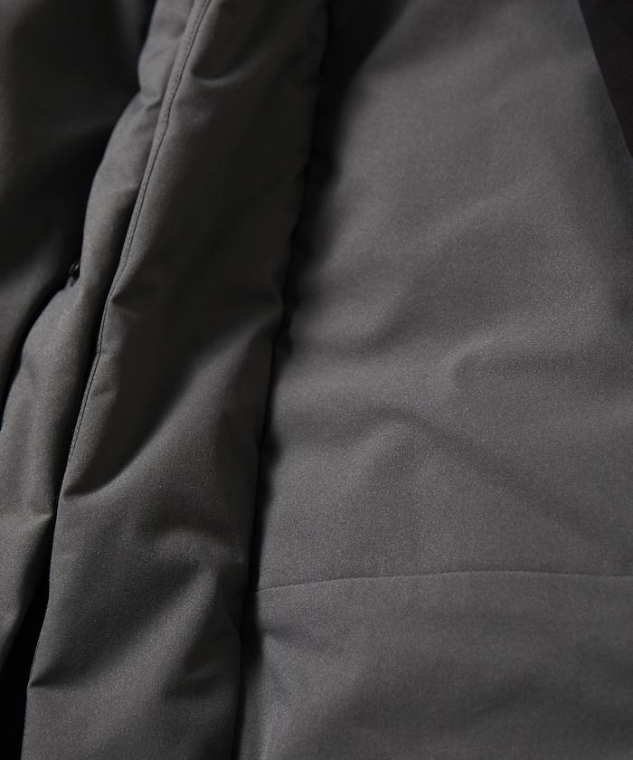 特別寬鬆版型拼接短款羽絨服