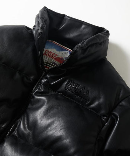 特別 皮革紅 泡泡羽絨 PU材質