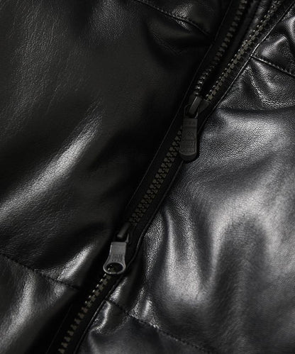 特別 皮革紅 泡泡羽絨 PU材質