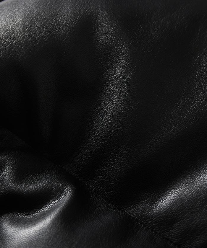 特別 皮革紅 泡泡羽絨 PU材質