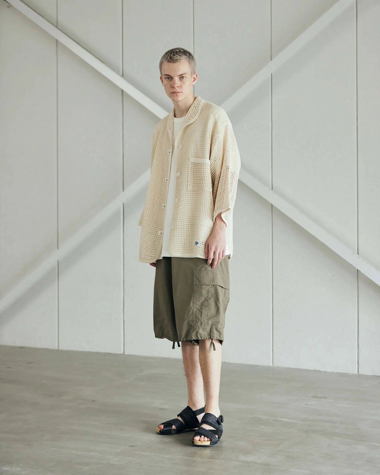 ARMY TWILL 棉質網眼襯衫