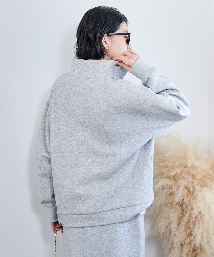 【套裝商品】粘合半拉鍊裙套裝