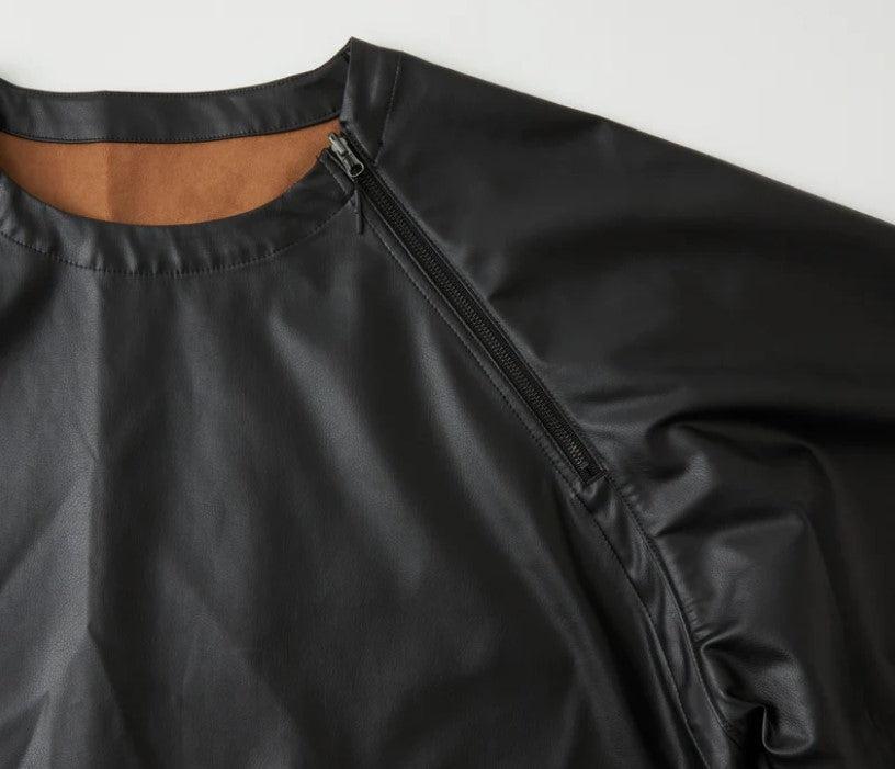 White Mountaineering W FACE 人造皮革 可雙面穿 套頭上衣