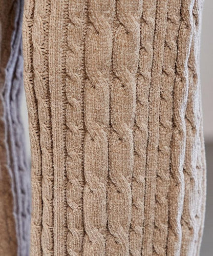 絨線編織針織長褲