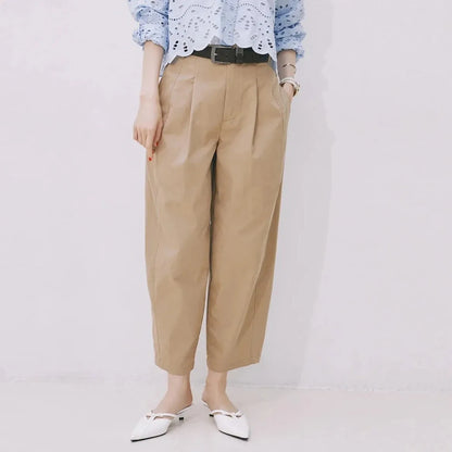 UNIVERSAL OVERALL C/N TUCK TAPERED 錐形褶襉褲子