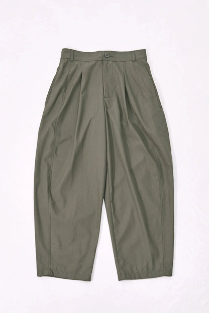 UNIVERSAL OVERALL C/N TUCK TAPERED 錐形褶襉褲子