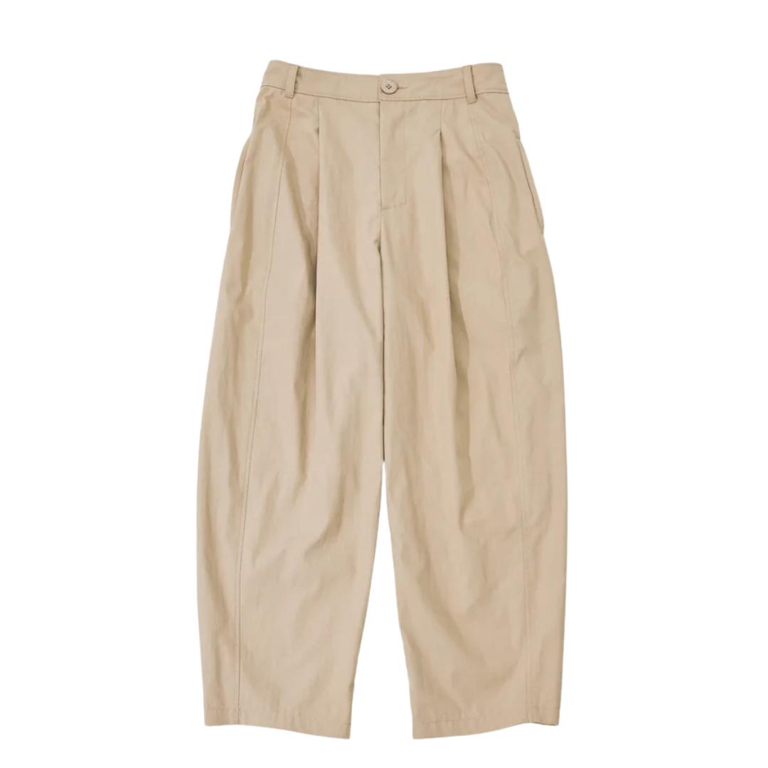 UNIVERSAL OVERALL C/N TUCK TAPERED 錐形褶襉褲子