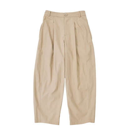 UNIVERSAL OVERALL C/N TUCK TAPERED 錐形褶襉褲子