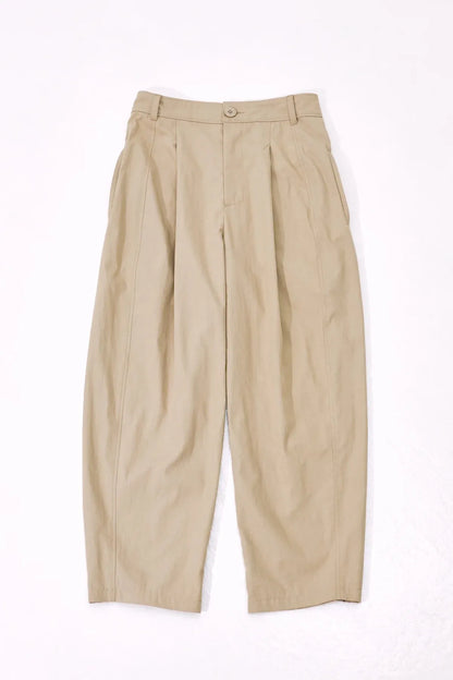 UNIVERSAL OVERALL C/N TUCK TAPERED 錐形褶襉褲子
